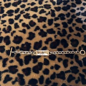 Authentic Swarovski  Crystal and Silver Bracelet